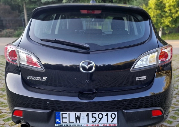 Mazda 3 cena 22400 przebieg: 179000, rok produkcji 2009 z Łódź małe 301